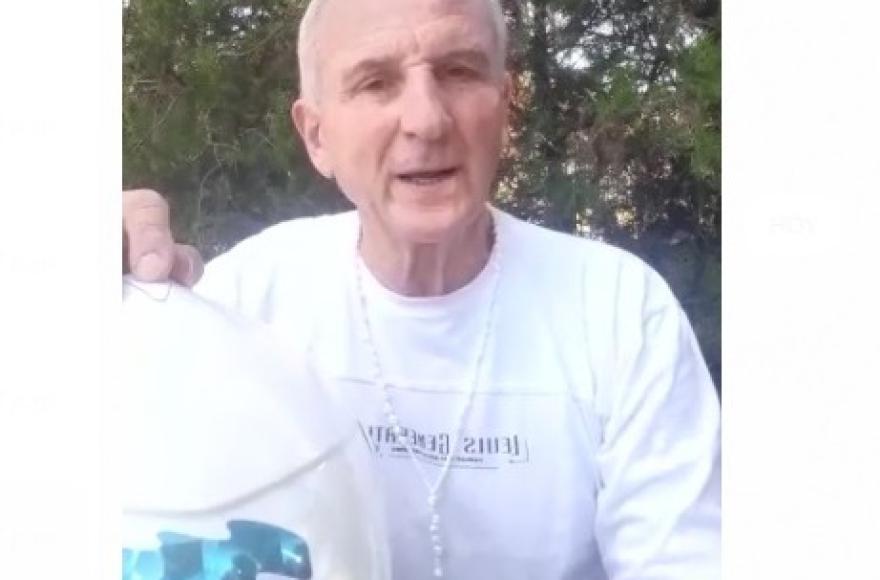 El cura vicario Ángel Cuchetti.