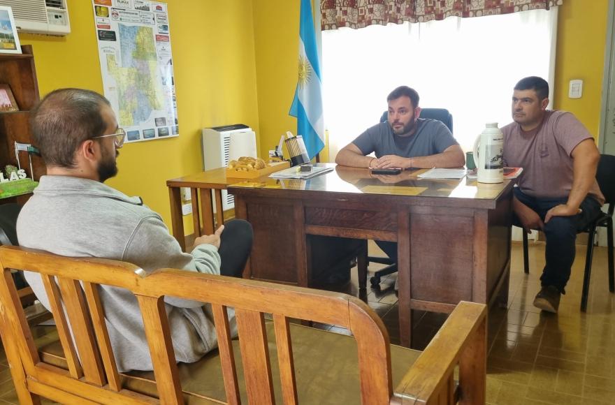 Bouvier instaló su agenda en Carabelas