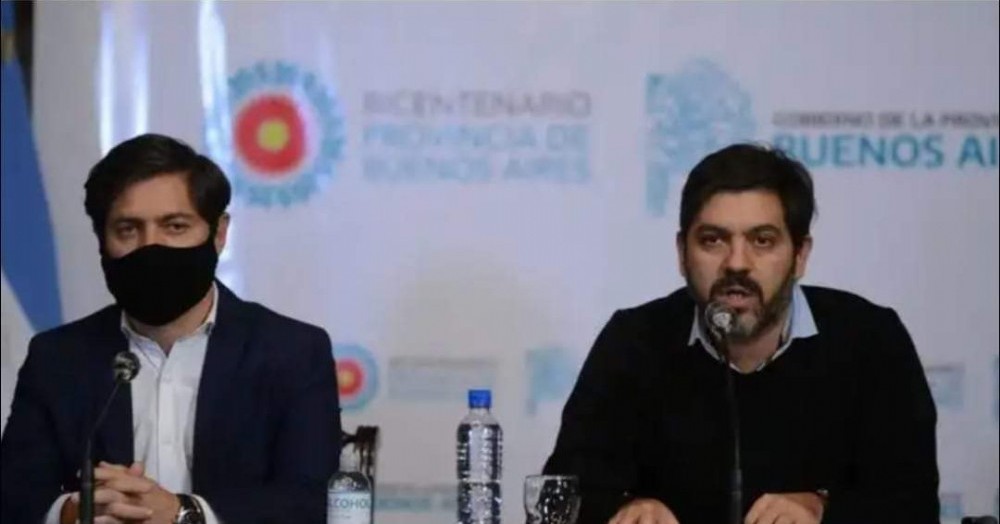 Axel Kicillof y Carlos Bianco.