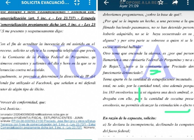 El abogado defensor presentó un escrito ante el juez para oponerse a la requisitoria de elevación a juicio y pidió el sobreseimiento del detenido. (Foto: NOVA)