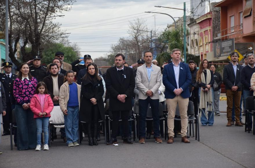 El acto se realizó en la Avenida 25 de Mayo.