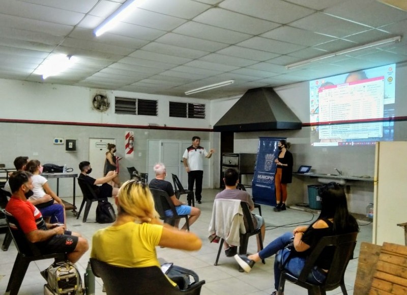 Encuentro en las instalaciones del Club Jorge Newbery.