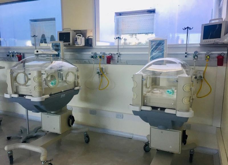 La Sala de Neonatología a un paso de su inauguración.