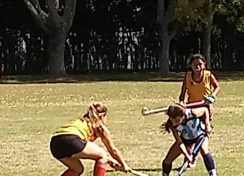 Las chicas en acción.