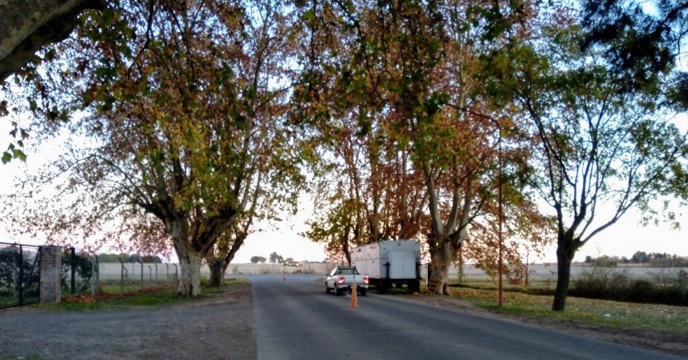 Ingreso de Ruta 45 y Pasaje Sabato.