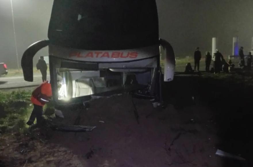 Terminó en la banquina.