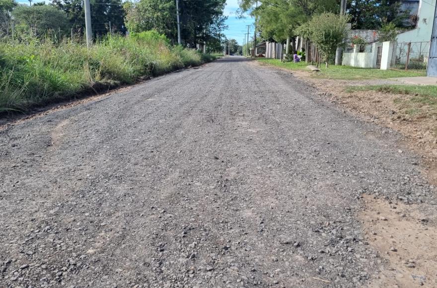 El Municipio inició tareas de reestructuración de calles en Barrio Belgrano