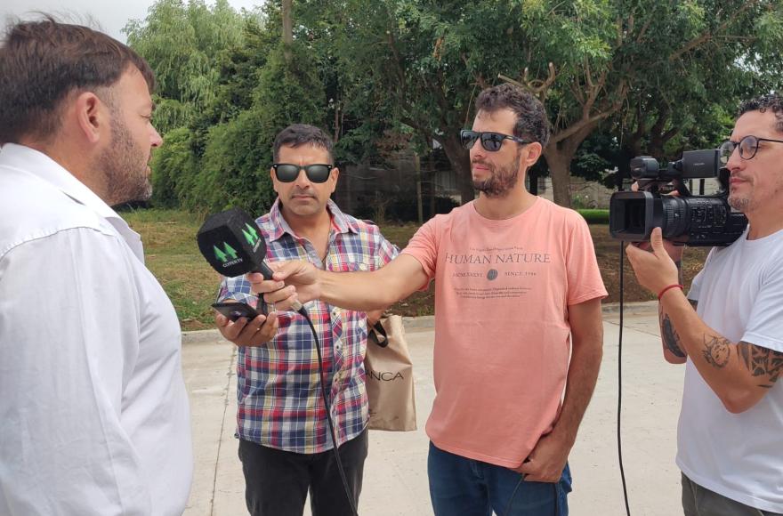 Declaraciones del intendente luego de la habilitación de la avenida Trillo.