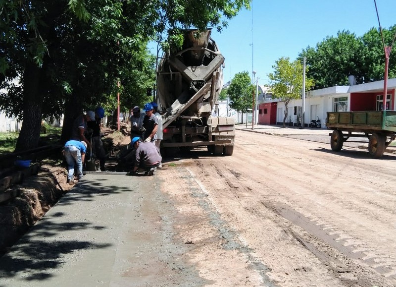 Despliegue de maquinaria.