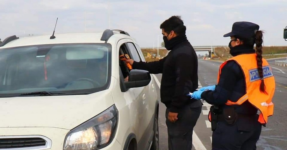 Uno de los retenes de seguridad.