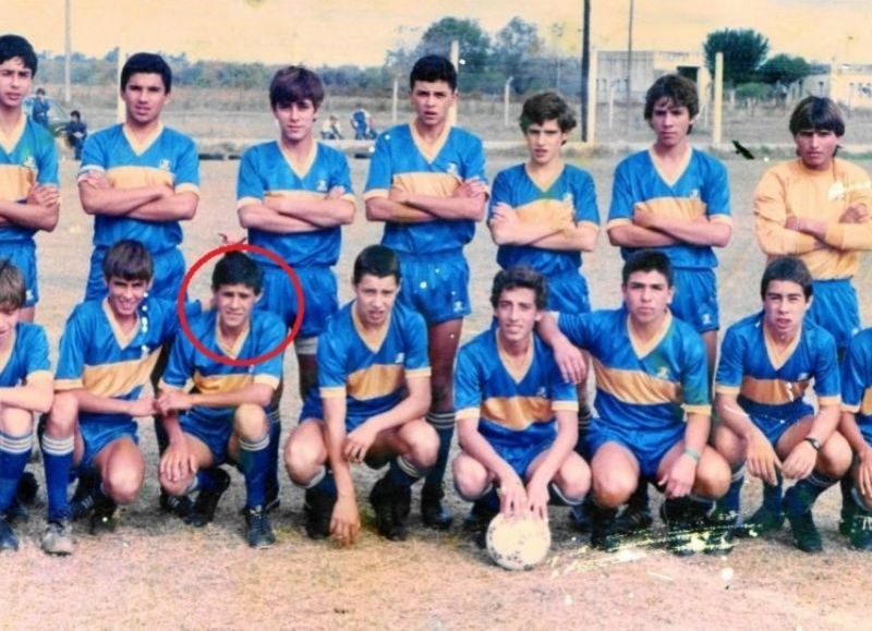 Horacio Cuenca, un ángel con la camiseta de Boca.