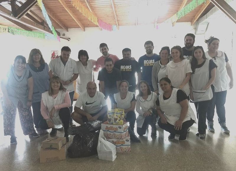 Hinchas comprometidos con la comunidad.
