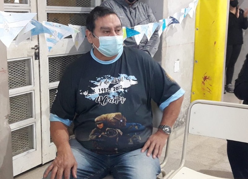 Estuvo el excombatiente Alberto José Villalba.