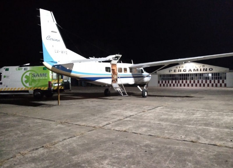 La aeronave en cuestión.