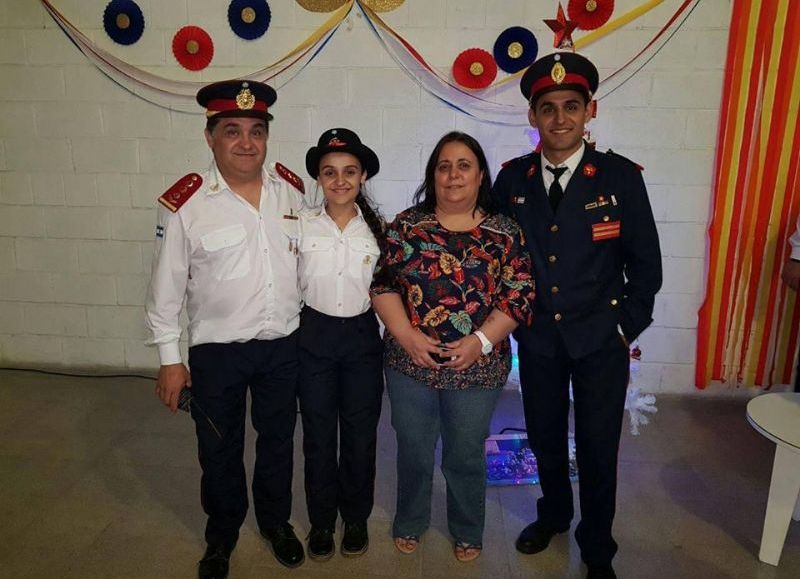 Reconocimiento en Bomberos.