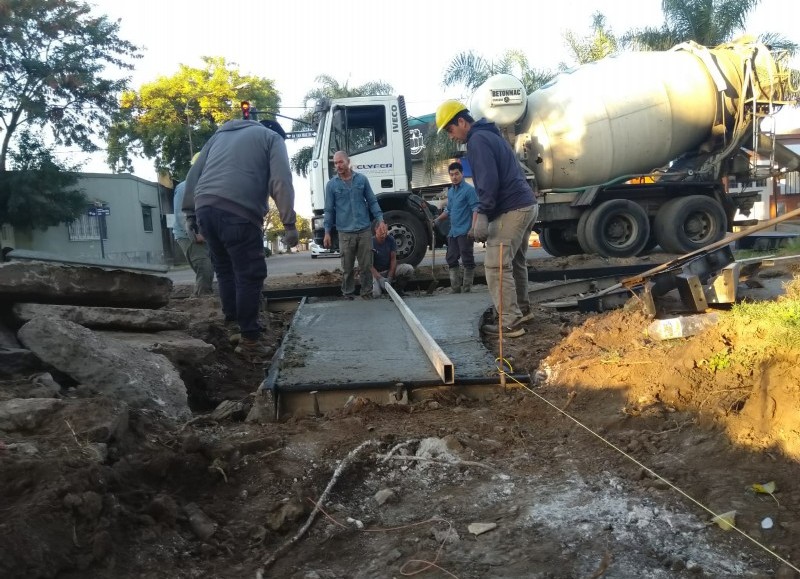 Cuadrilla en acción.