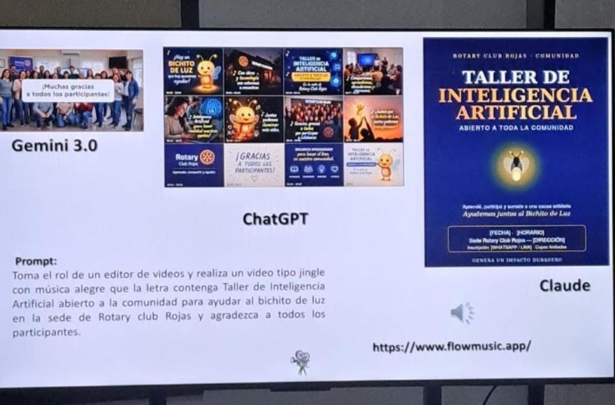 Rotary Club Rojas impulsa un ciclo gratuito de charlas y talleres abiertos a la comunidad