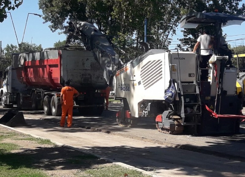 Maquinaria en acción.