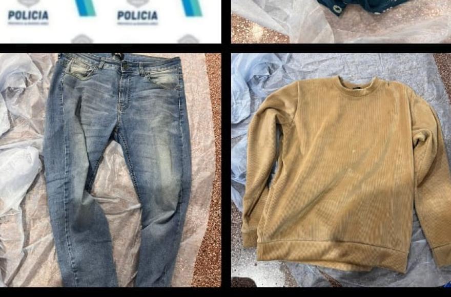Secuestraron prendas.