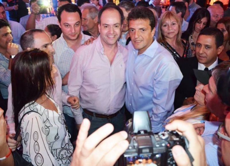 Martín Caso y Sergio Massa.