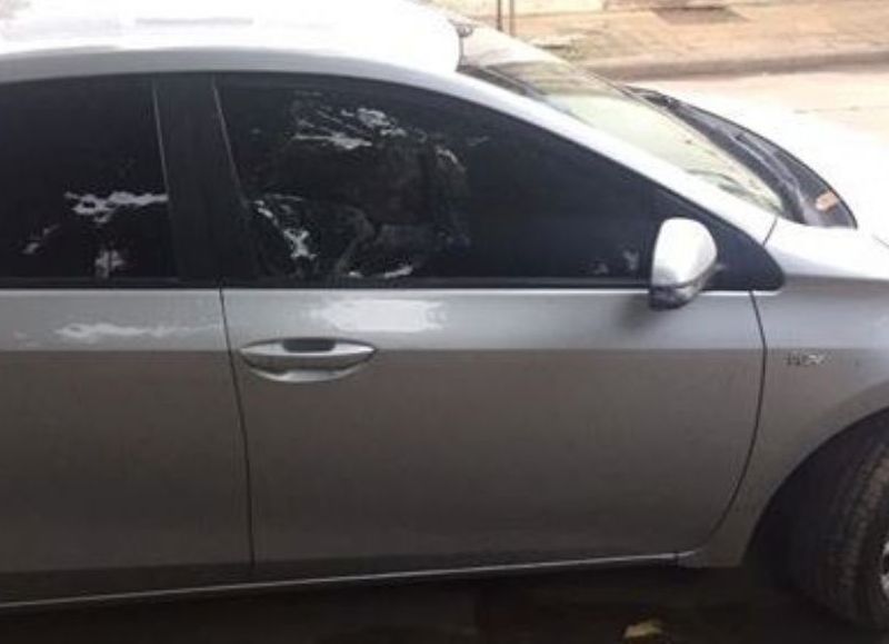 Las cámaras de seguridad captaron el momento del hecho.