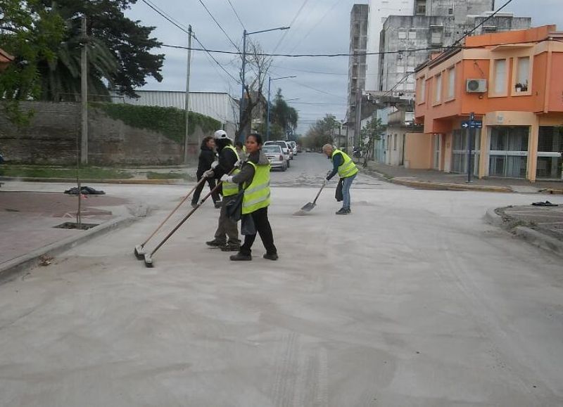 Últimos detalles para la apertura de la zona