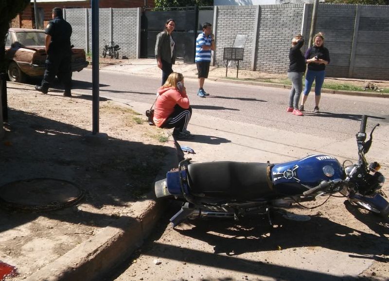 Fue protagonizado por una motocicleta y una camioneta.