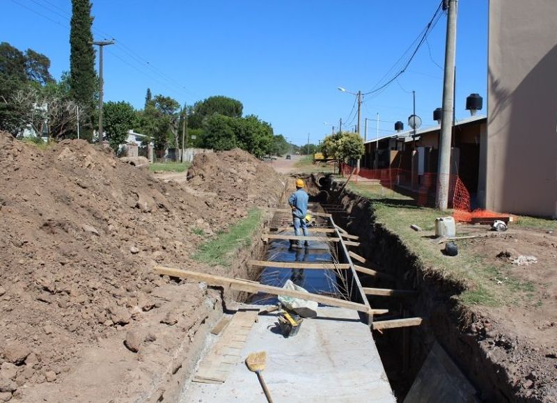 Estos trabajos harán escurrir mejor el agua precipitada.