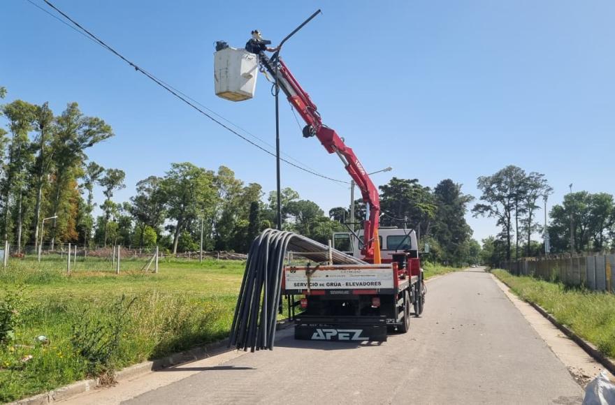La instalación se enmarca en la continuidad del Programa Luz Verde.