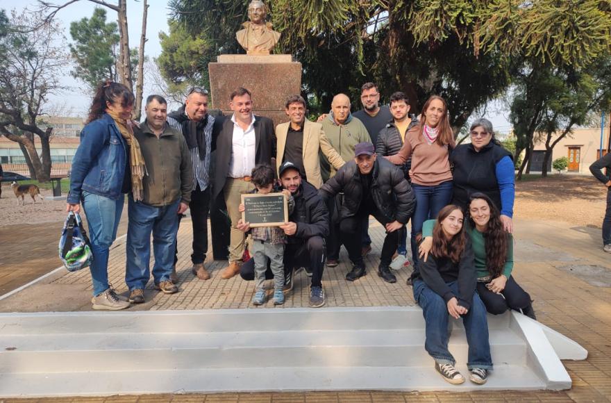 Acto en Plaza Mariano Moreno.