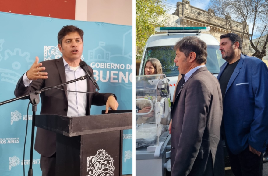 Kicillof encabezó la inauguración de la obra de repavimentación de 38 kilómetros de la Ruta Provincial N° 31