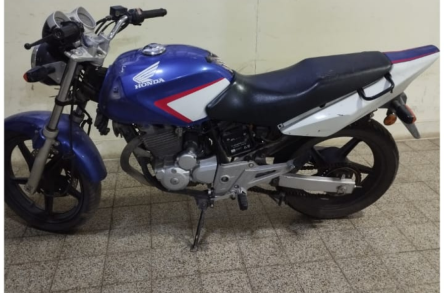Las características de la moto permitieron ubicarla.