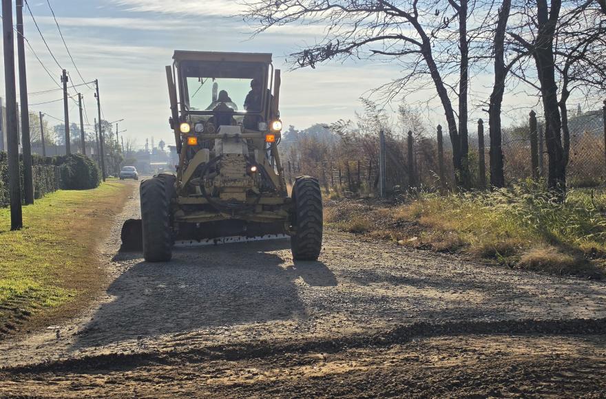 Avanza importante obra de infraestructura vial e hidráulica en el Barrio Belgrano