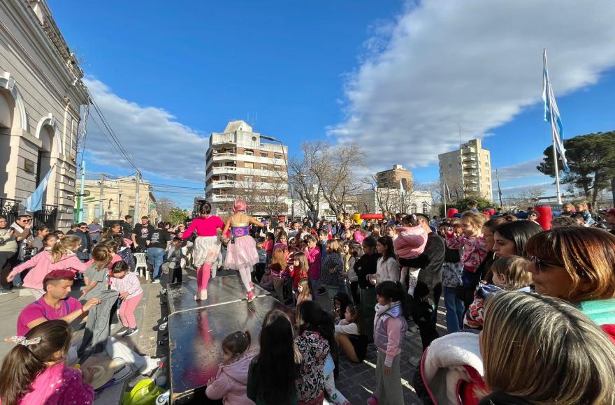 Actividad desarrollada en Plaza San Martín.