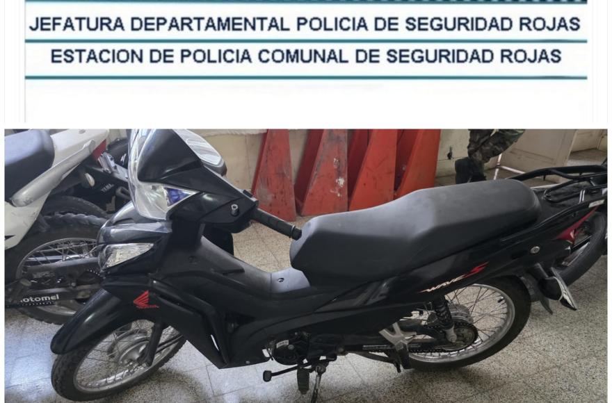 La moto fue restituida al propietario.
