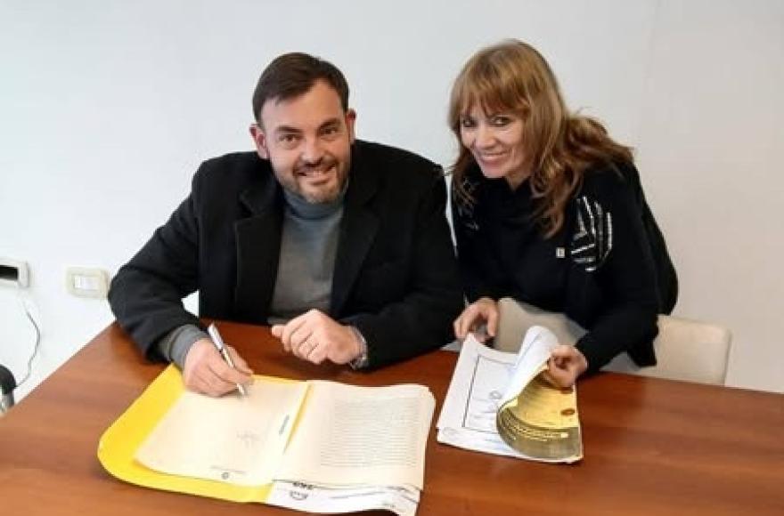 Román Bouvier y Alicia Cristofol.