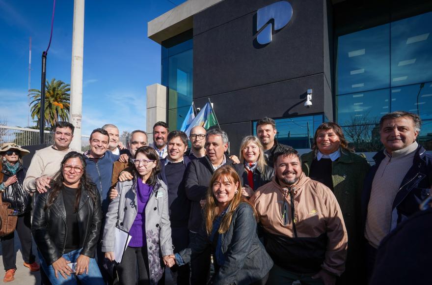 Kicillof recorrió visitó Pergamino, Ramallo y San Pedro.