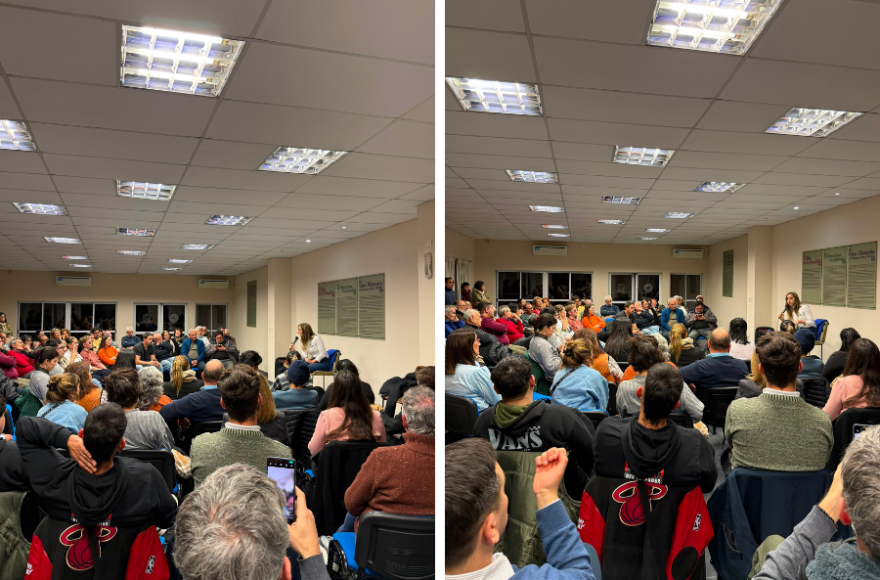 Gran concurrencia durante el encuentro.
