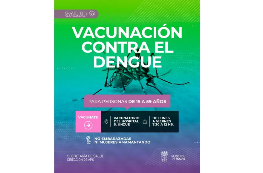 Convocan a vacunarse contra el dengue