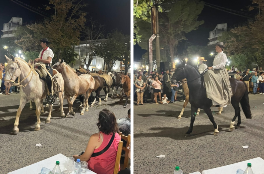 El desfile gaucho nocturno tendrá su salida desde la explanada del ex ferrocarril San Martín.