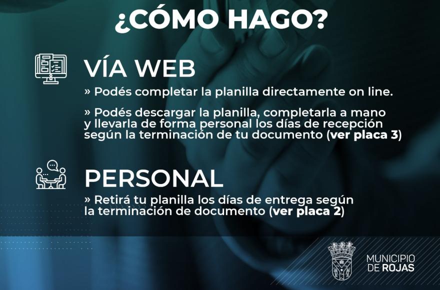 Vía web y presencial.