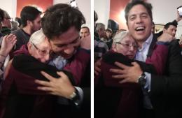 El efusivo saludo de Iris al gobernador Kicillof: “No me aflojes”