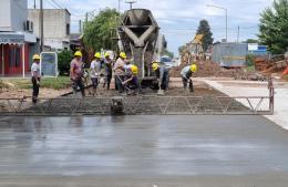 Ya se pavimentó el último tramo de la Avenida Trillo