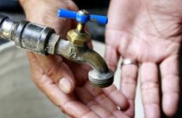Anunciaron un corte general de agua