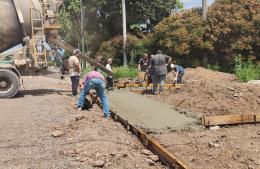 Construcción de bocacalles en Barrio Belgrano