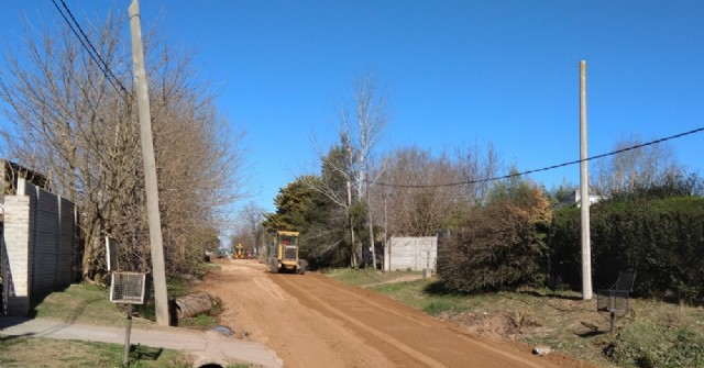 Se intensifican trabajos sobre calle Hernández en Barrio Belgrano