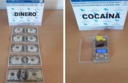 Detuvieron en Junín a dos rojenses con cocaína y dólares falsos