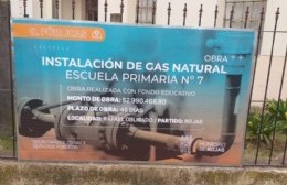 Rafael Obligado: los chicos de la EP N° 7 tendrán gas natural en su escuela