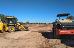 Primeros trabajos del año en el Parque Industrial “Carlos Carmelino”