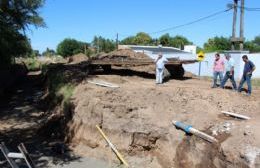 Luego de nuestro informe, Rossi salió corriendo a supervisar obras en marcha